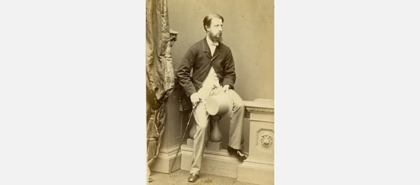 Spencer Compton Cavendish, 8th Duke of Devonshire, when Marquess of Hartington, c.1870.