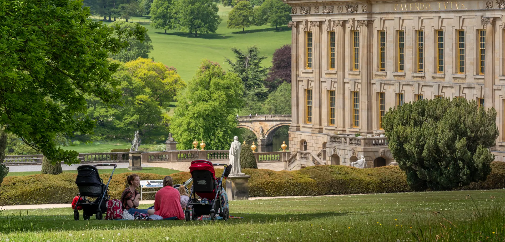 Visitors with young children