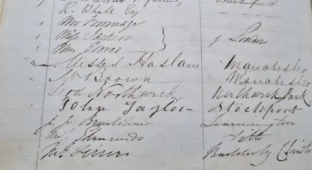 Highlights from our visitor books
